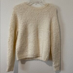 Cozy Wilfred Free by Aritzia Textured Cream Sweater Size xxs